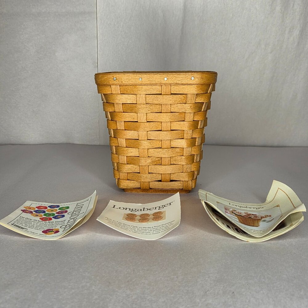 Longaberger 2004 Horizon of Hope Basket w/ Protector Warm Brown